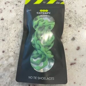 Caterpillar Catus Green no tie shoe laces-NEW